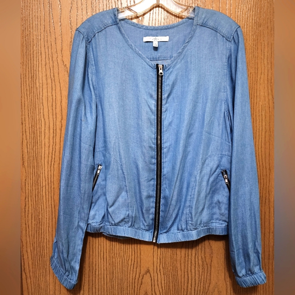 🇺🇲FEVER by JohnPaulRichard zippered crop jacket